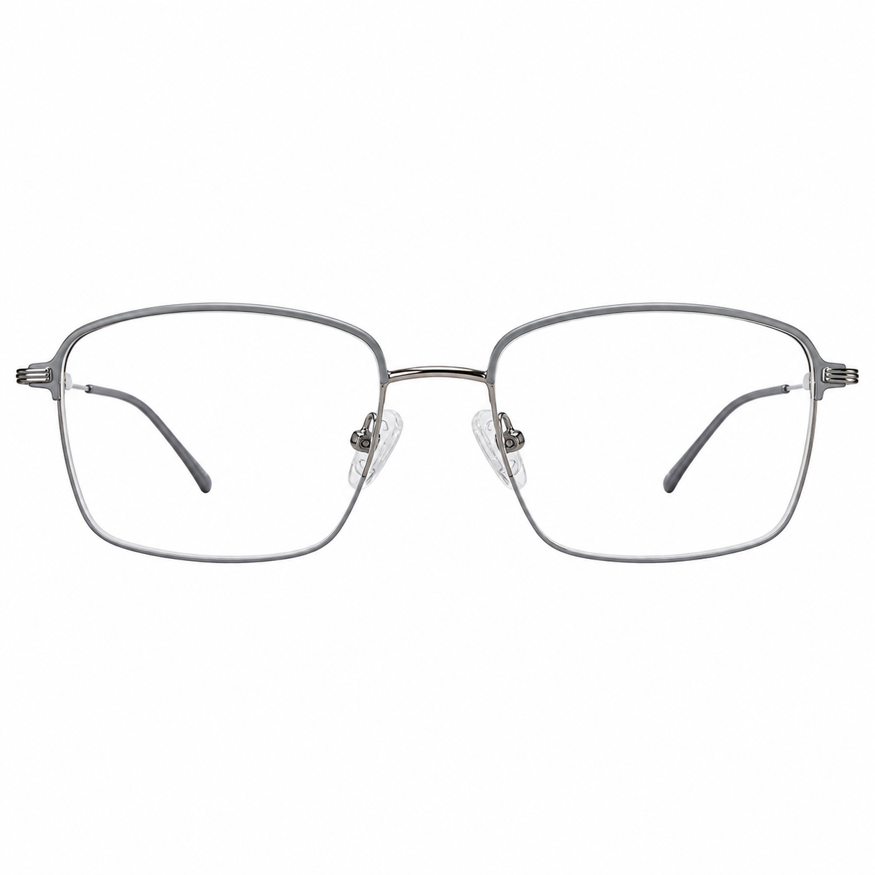 ELT 9196 Gunmetal Square Eyeglasses