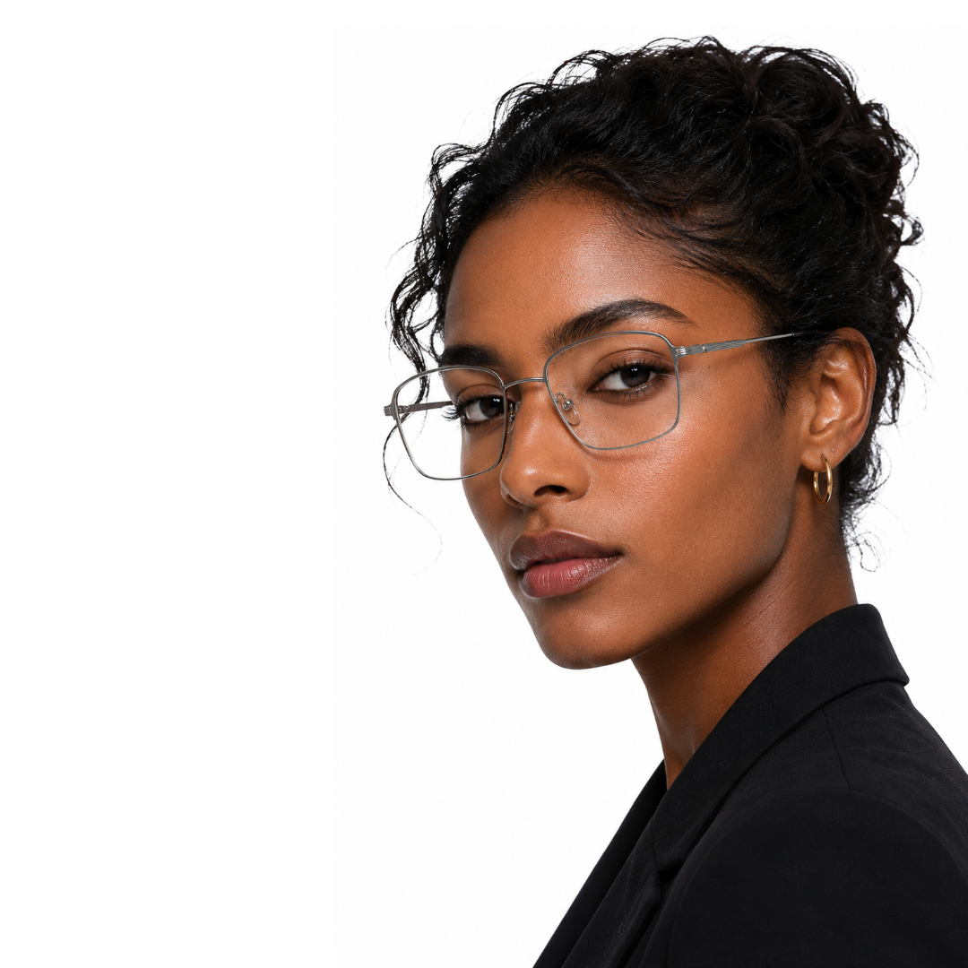 ELT 9196 Gunmetal Square Eyeglasses-zoom-13