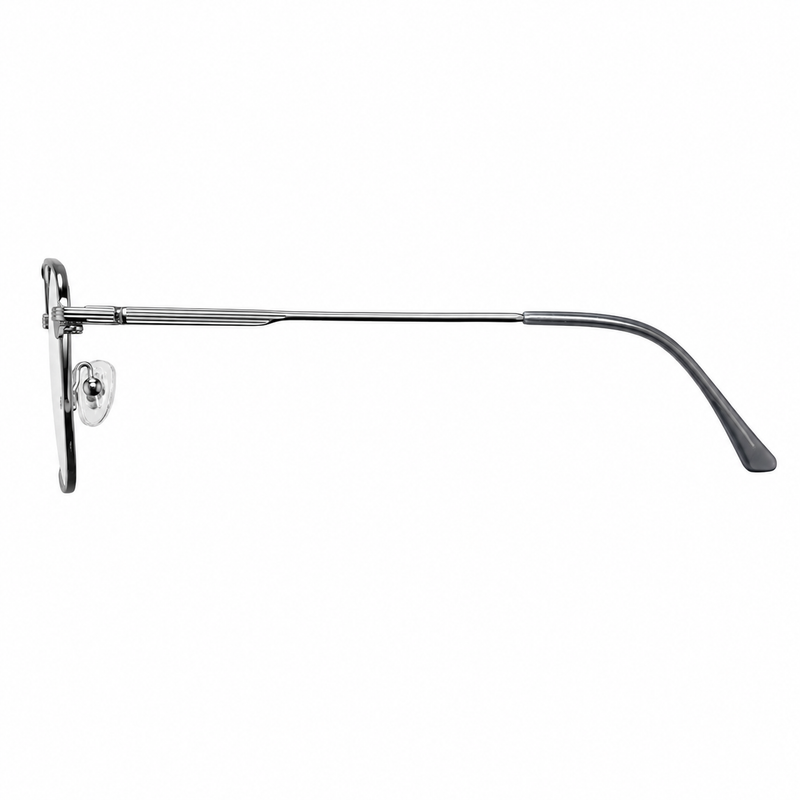 ELT 9196 Gunmetal Square Eyeglasses-zoom-
