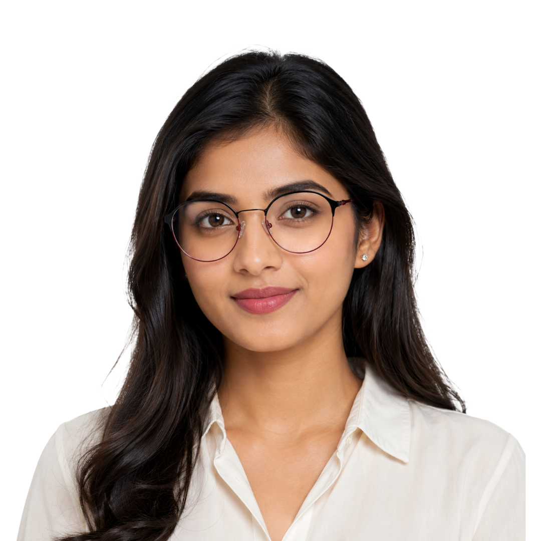 Zoe Miller Elite Collection – ELT 9218 Elegant Blue Round Metal Optical Frame-zoom-6