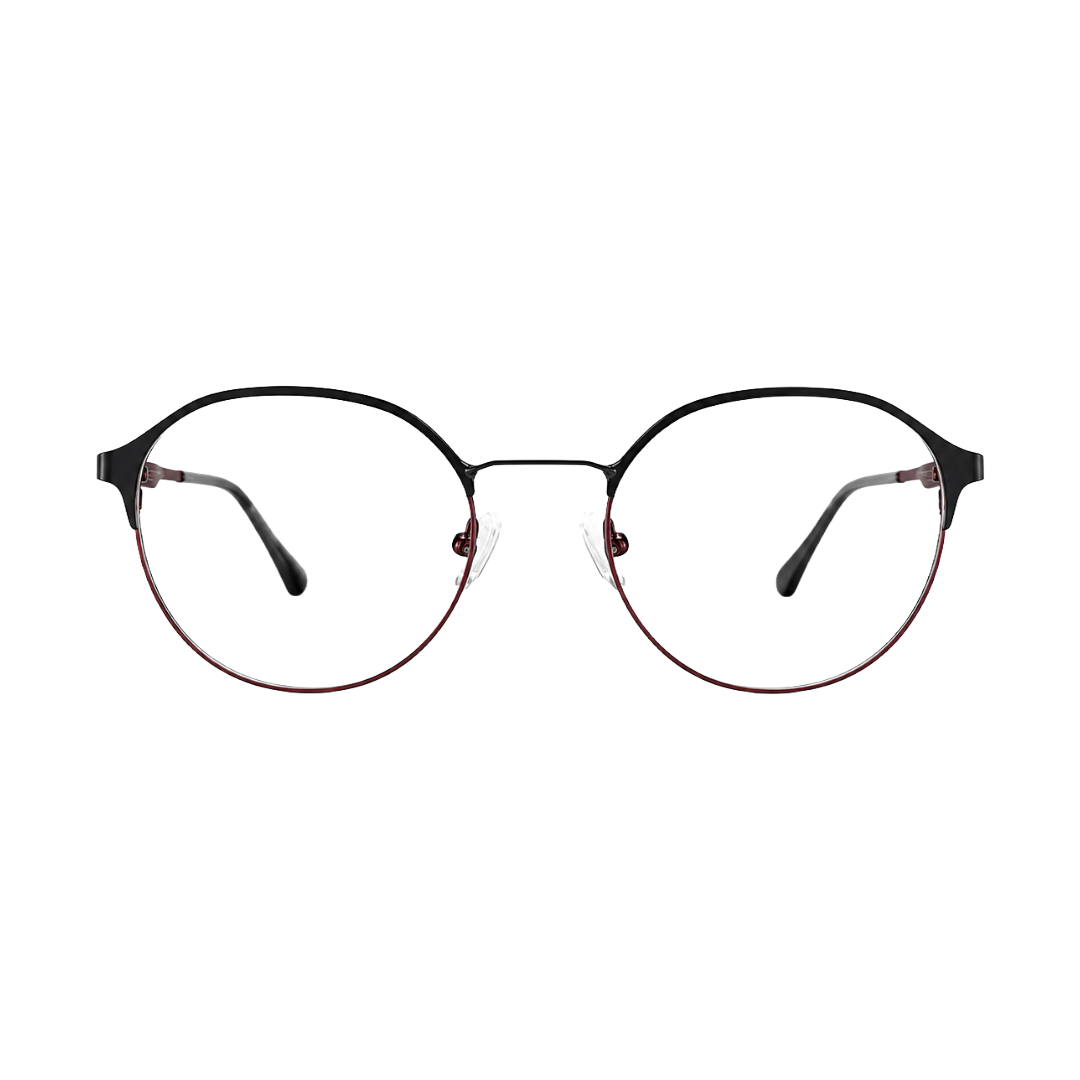 Zoe Miller Elite Collection – ELT 9218 Elegant Blue Round Metal Optical Frame