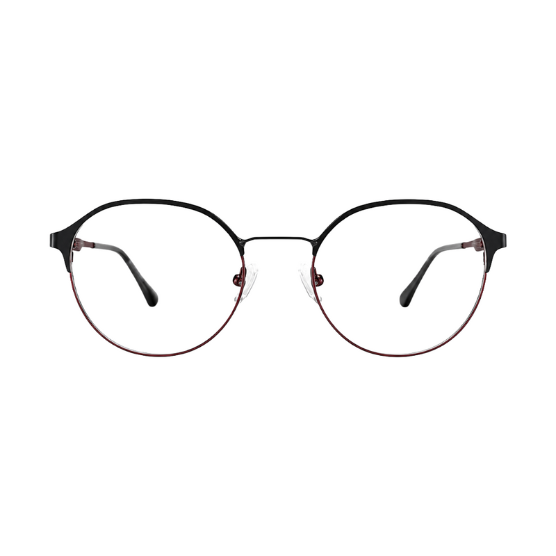 Zoe Miller Elite Collection – ELT 9218 Elegant Blue Round Metal Optical Frame-zoom-
