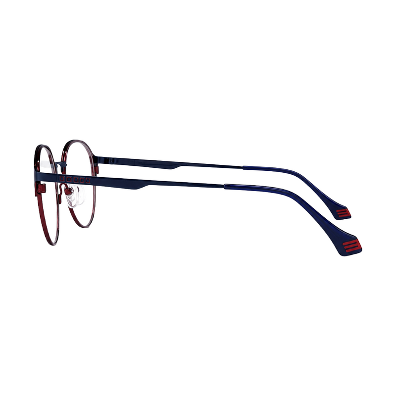 Zoe Miller Elite Collection – ELT 9218 Elegant Blue Round Metal Optical Frame-zoom-