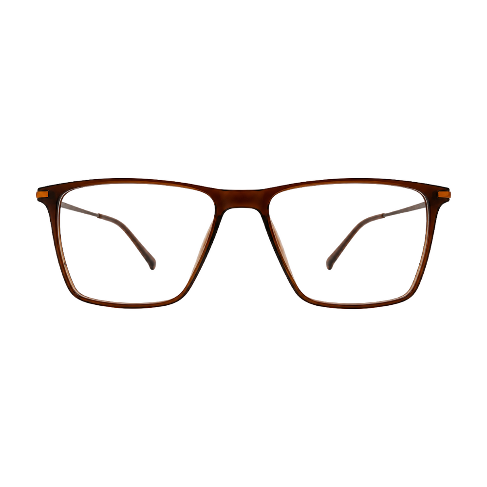 Elegant Dark Brown Eyeglasses Frame | Lightweight & Comfortable Daily Wear
