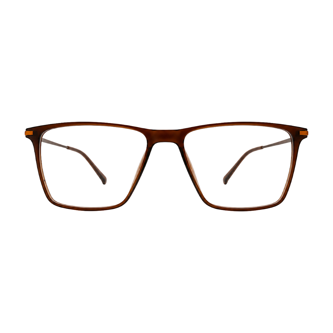 Elegant Dark Brown Eyeglasses Frame | Lightweight & Comfortable Daily Wear