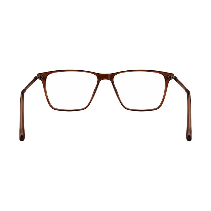 Elegant Dark Brown Eyeglasses Frame | Lightweight & Comfortable Daily Wear-zoom-
