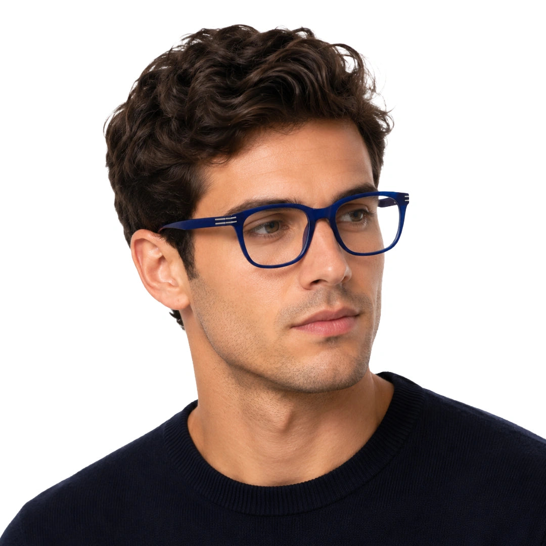 Accelerate W5015 | Wide-Fit Square TR90 Eyeglasses-zoom-25