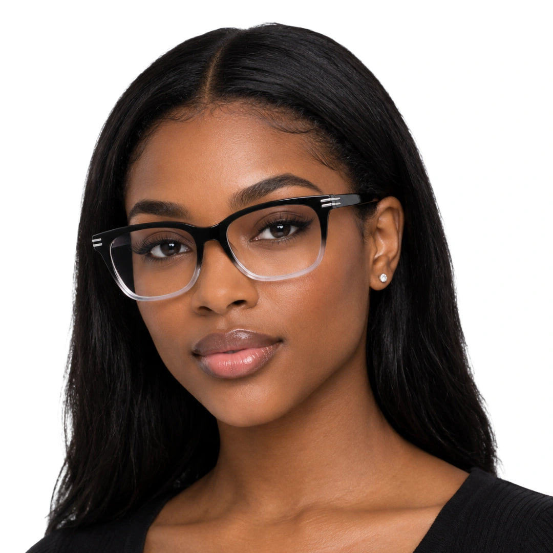 Accelerate W5015 | Wide-Fit Square TR90 Eyeglasses-zoom-33