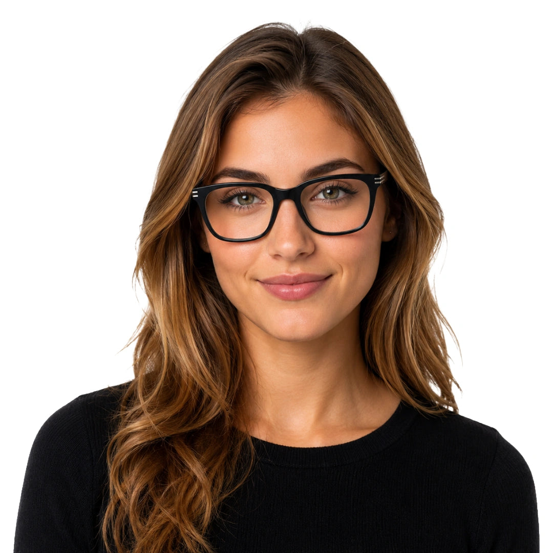 Accelerate W5015 | Wide-Fit Square TR90 Eyeglasses-15