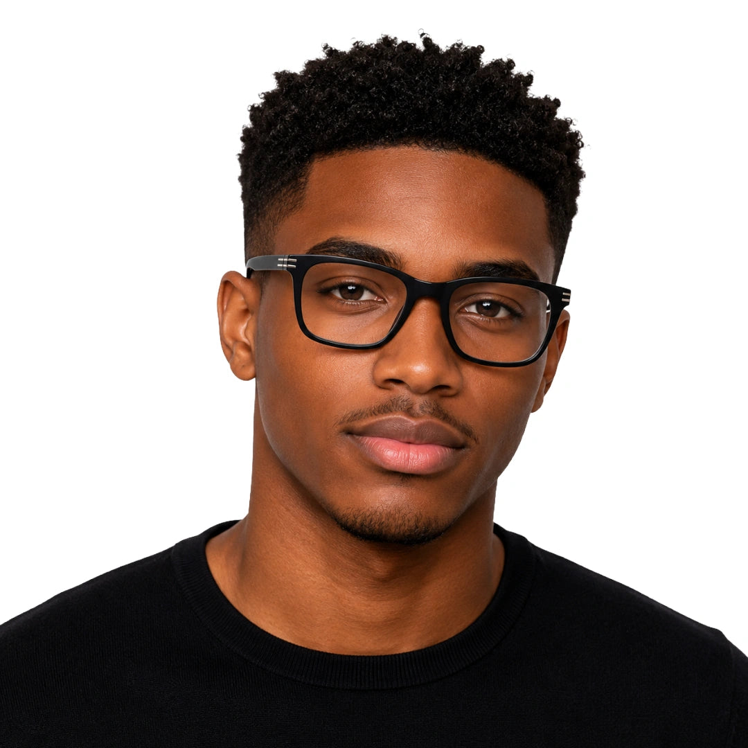 Accelerate W5015 | Wide-Fit Square TR90 Eyeglasses-18