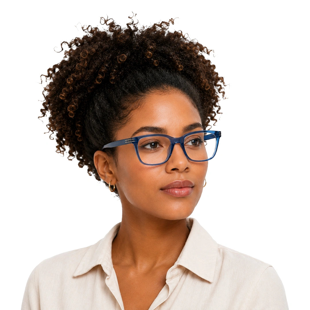 Accelerate W5015 | Wide-Fit Square TR90 Eyeglasses-8