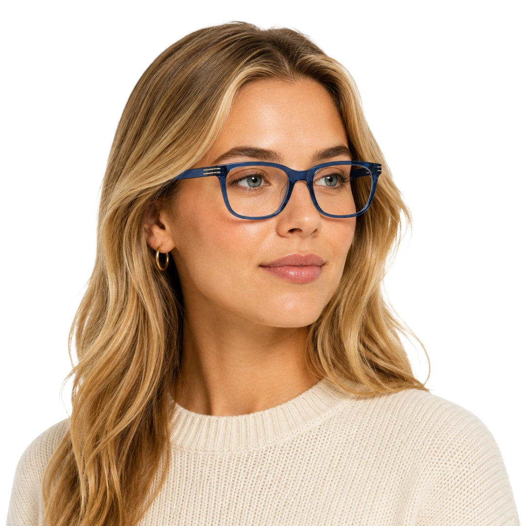 Accelerate W5015 | Wide-Fit Square TR90 Eyeglasses-zoom-6