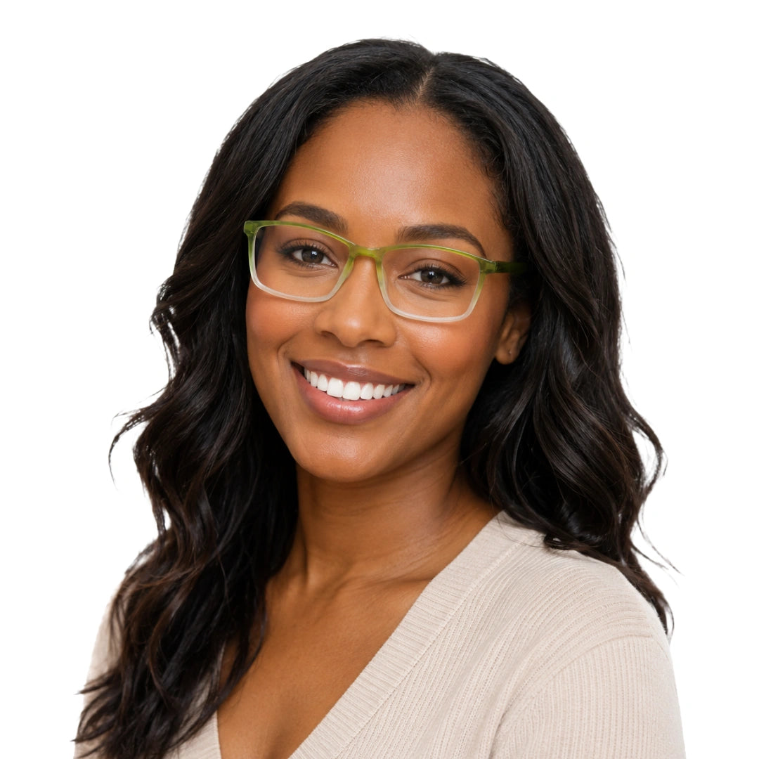 ADAME 8006 | Clean-Line Rectangle Prescription Eyeglasses-6
