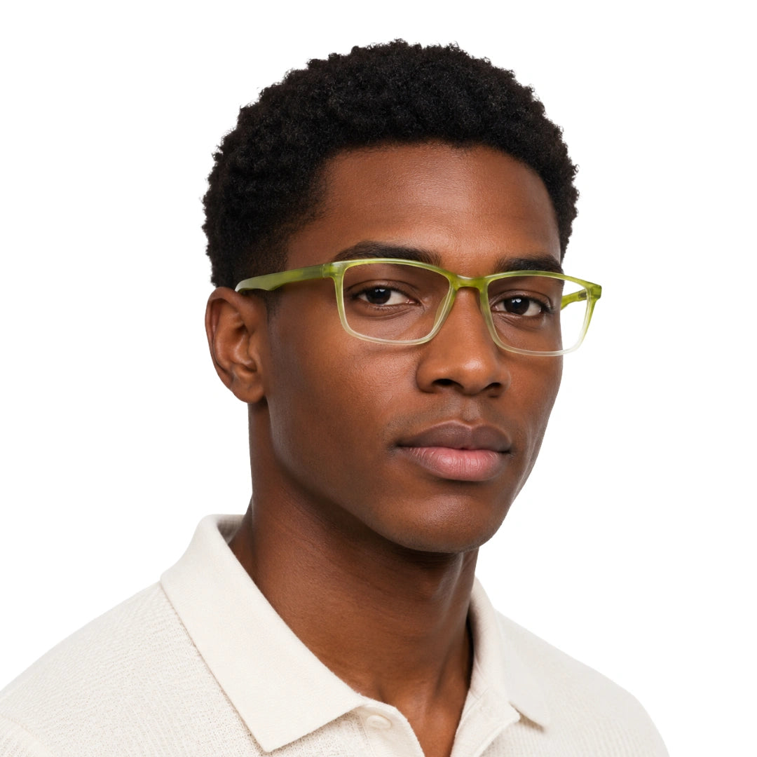 ADAME 8006 | Clean-Line Rectangle Prescription Eyeglasses-7