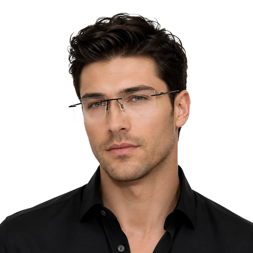 AFTER 8801 | Premium Rimless Prescription Eyeglasses-7