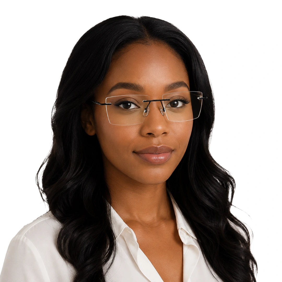 AFTER 8801 | Premium Rimless Prescription Eyeglasses-zoom-8