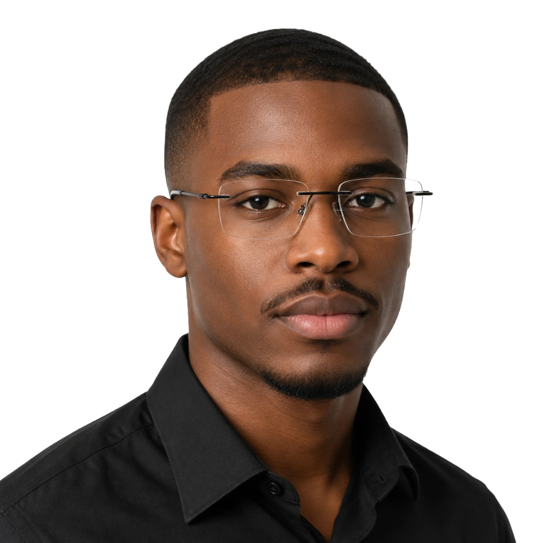 AFTER 8801 | Premium Rimless Prescription Eyeglasses-9