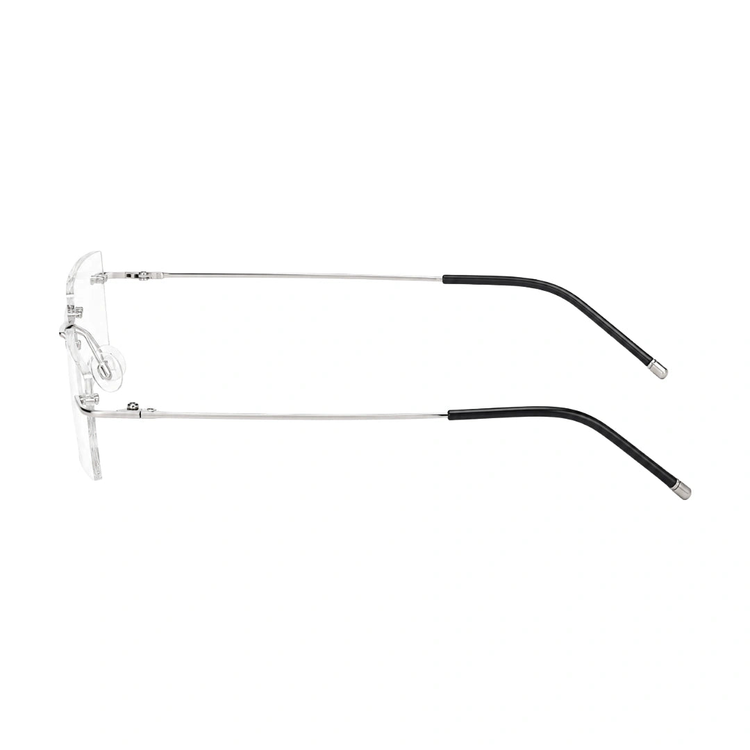 AFTER 8803 Rimless Rectangle Prescription Glasses-zoom-12