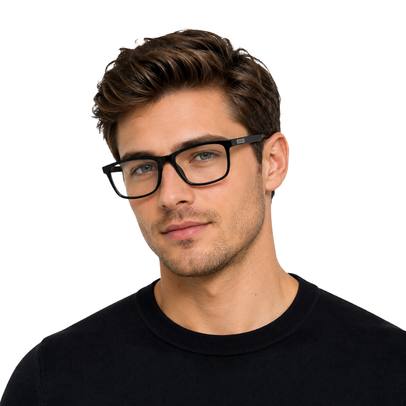 Alpha 2005 Rectangular Prescription Glasses-zoom-