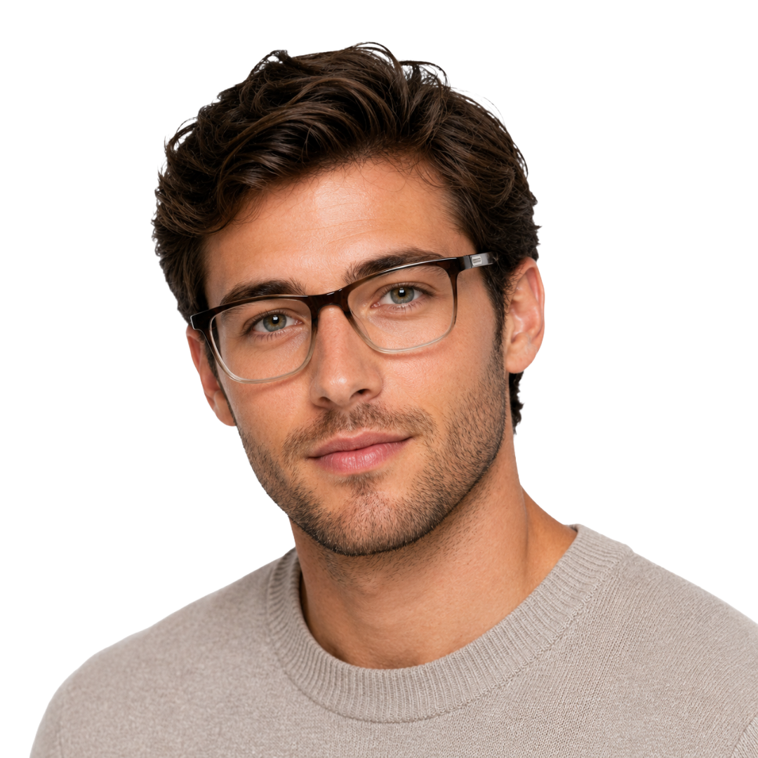 Alpha 2005 Rectangular Prescription Glasses-zoom-70