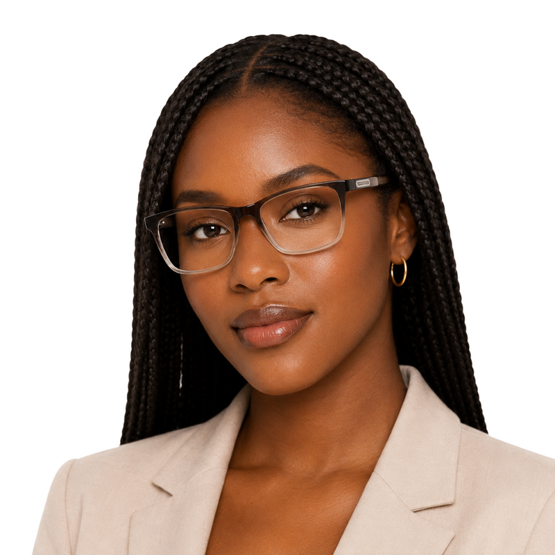 Alpha 2005 Rectangular Prescription Glasses-zoom-