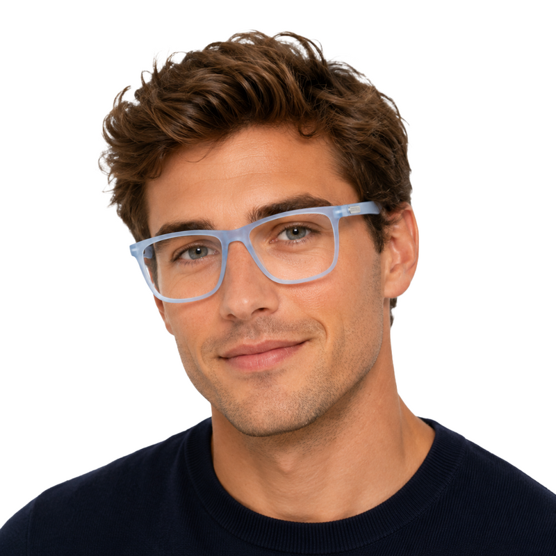 Alpha 2005 Rectangular Prescription Glasses-zoom-