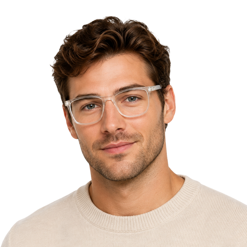 Alpha 2005 Rectangular Prescription Glasses-zoom-