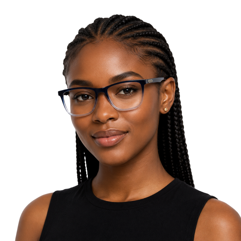 Alpha 2005 Rectangular Prescription Glasses-zoom-
