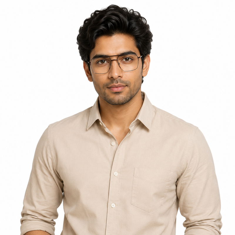 Zoe Miller Iconic Collection – ICN 3636 Semi Rimless Optical Frame-zoom-