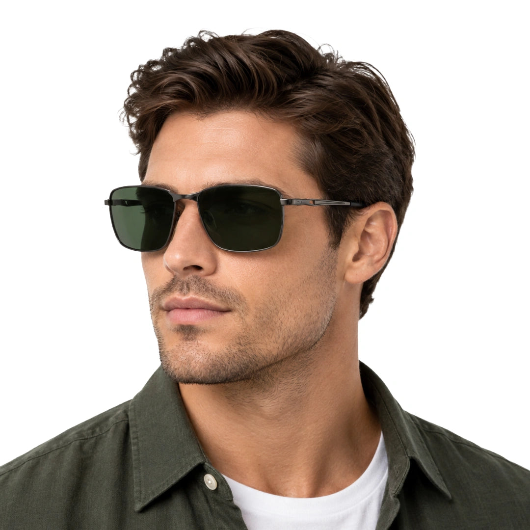 BD POLAR 1004 | Modern Rectangular UV Sunglasses-16