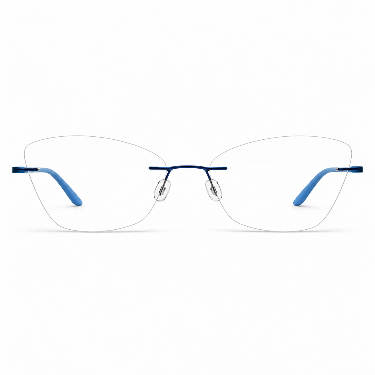 BD Sleek Rimless Eyeglasses – Butterfly Frame