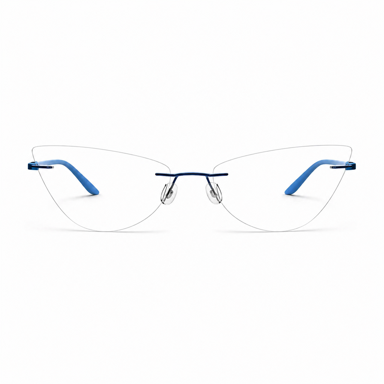 BD Sleek Rimless Eyeglasses – Cat Eye Frame