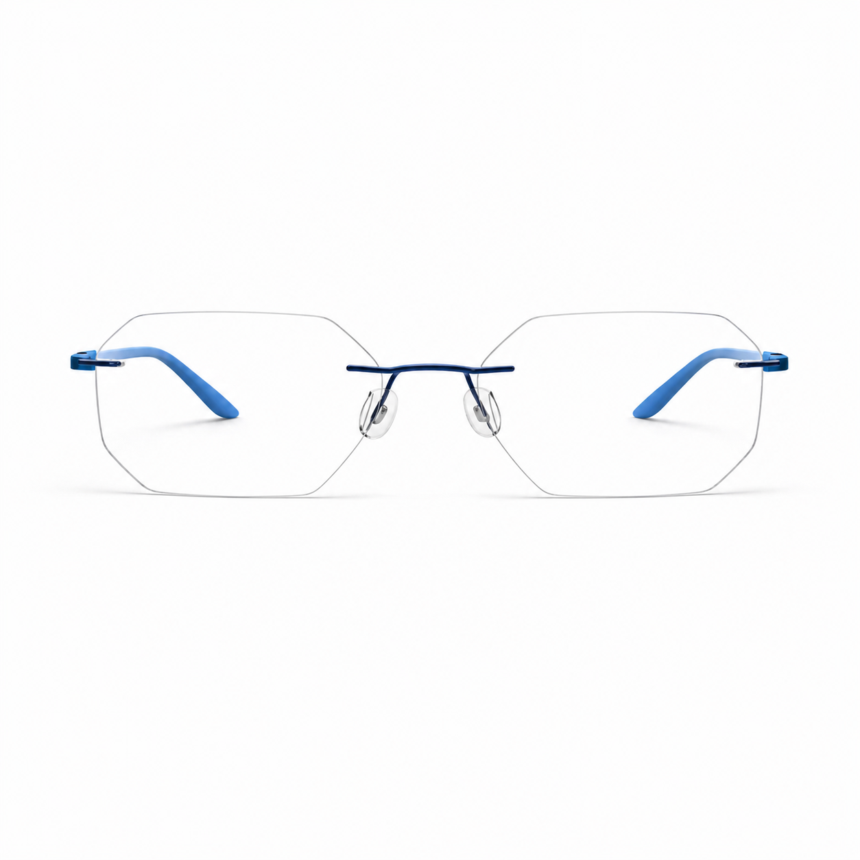 BD Sleek Rimless Eyeglasses – Geometric Frame