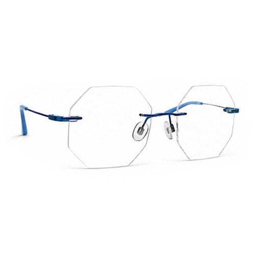 BD Sleek Rimless Eyeglasses – Octagon Frame