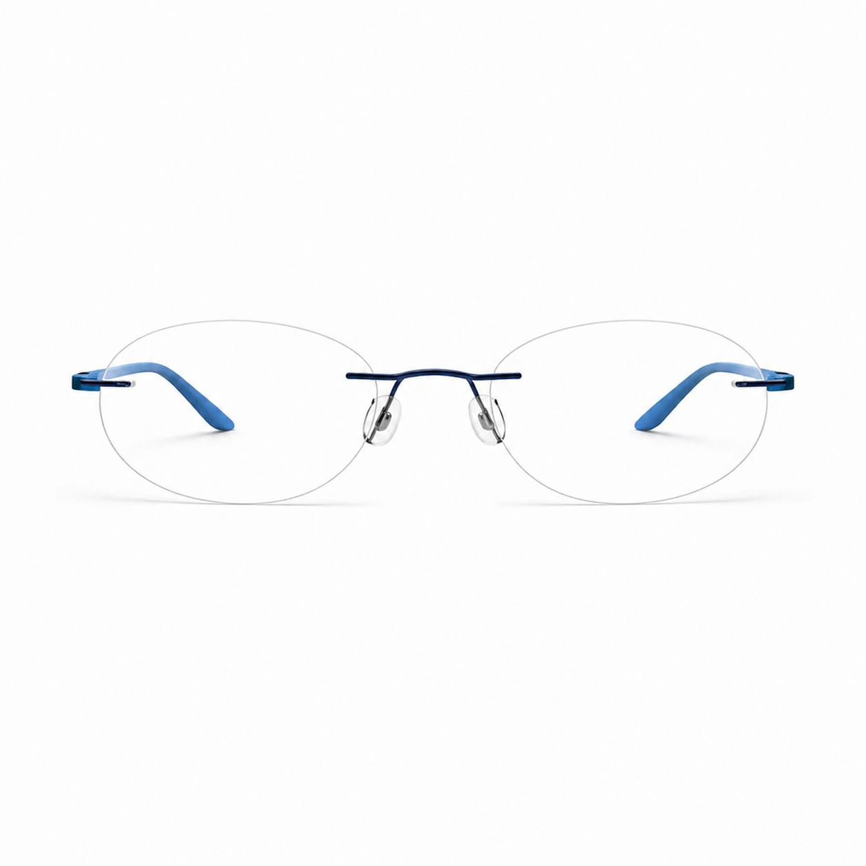 BD Sleek Rimless Eyeglasses – Oval Frame