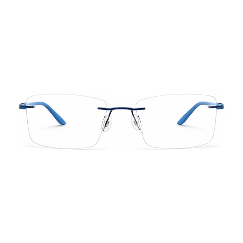 BD Sleek Rimless Eyeglasses - Rectangular Frame