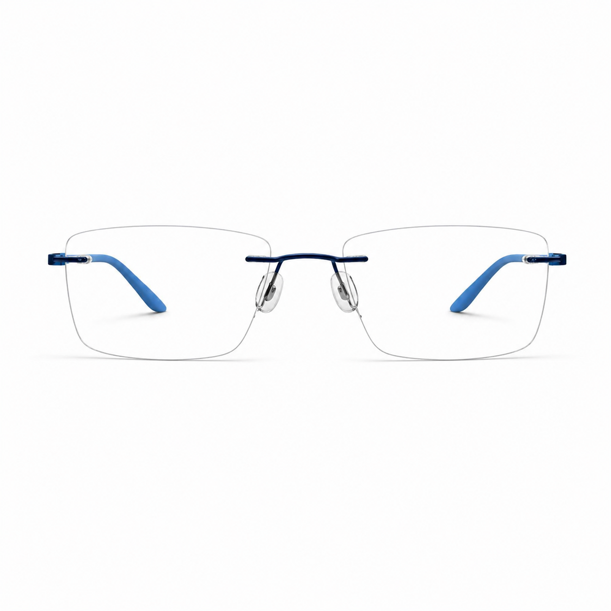 BD Sleek Rimless Eyeglasses – Wayfarer Frame