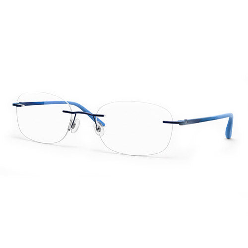 BD Sleek Rimless Eyeglasses – Oval Frame