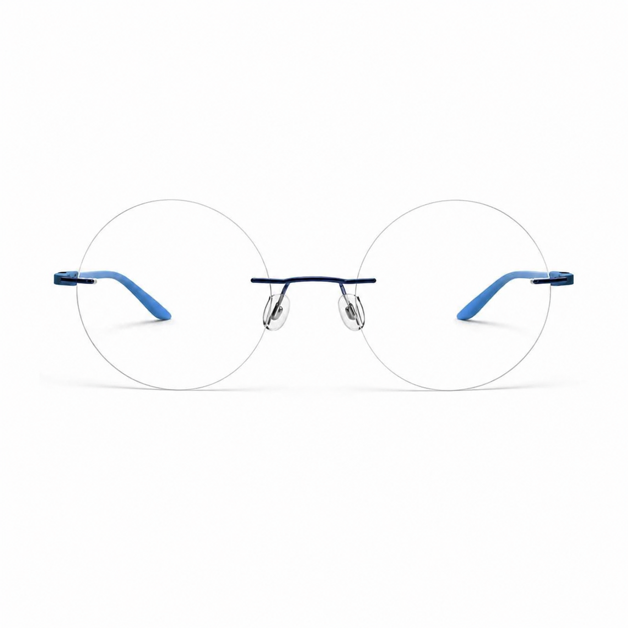 BD Sleek Rimless Eyeglasses – Round Frame