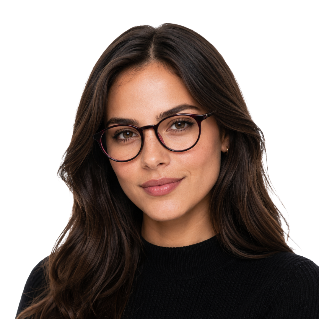 Blue Jack M2 Round Eyeglasses – Wine-zoom-6