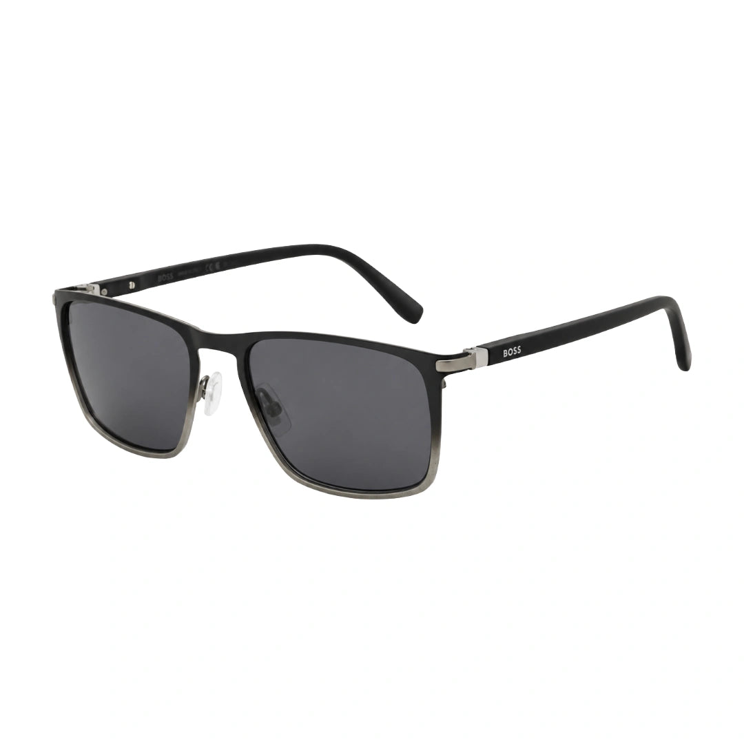 Hugo Boss 1004/S/IT | Black Rectangular Designer Sunglasses