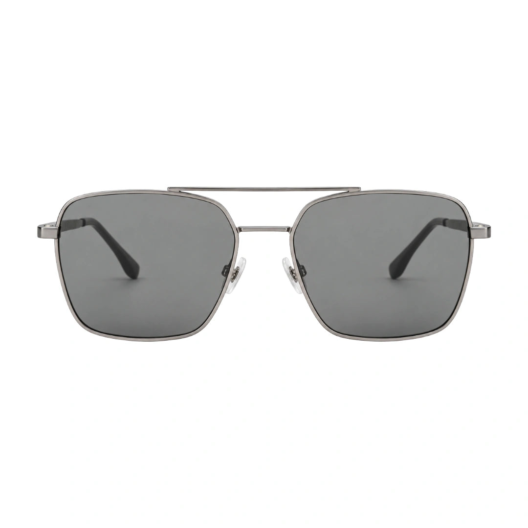 Hugo Boss 1414/S | Full-Rim Double-Bridge Rectangular Sunglasses