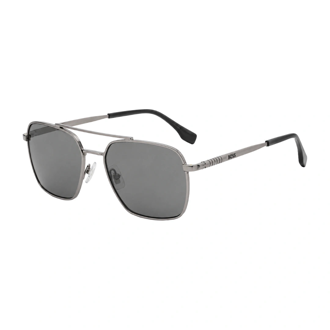 Hugo Boss 1414/S | Full-Rim Double-Bridge Rectangular Sunglasses