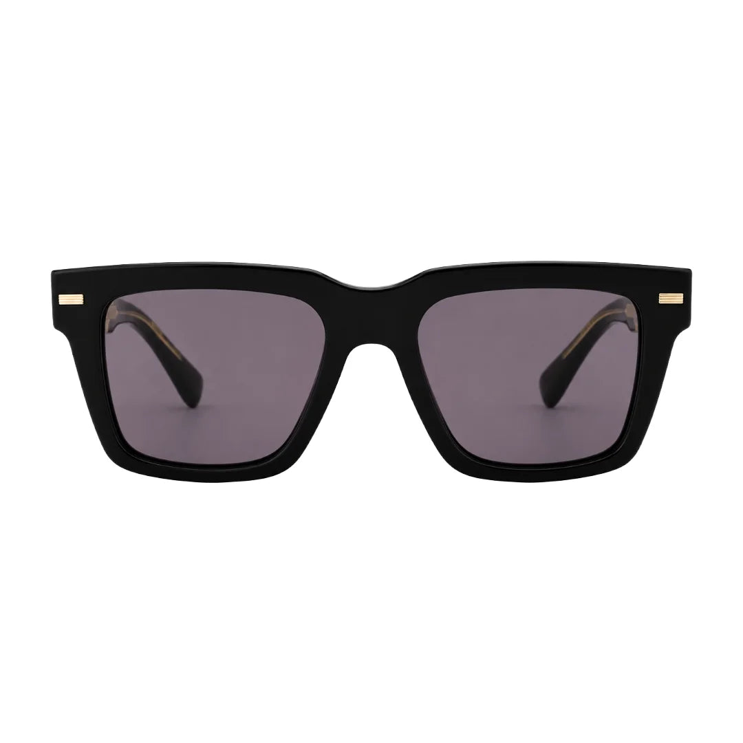 Hugo Boss BOSS 1442/S | Full-Rim Black Sunglasses with Gold Accents