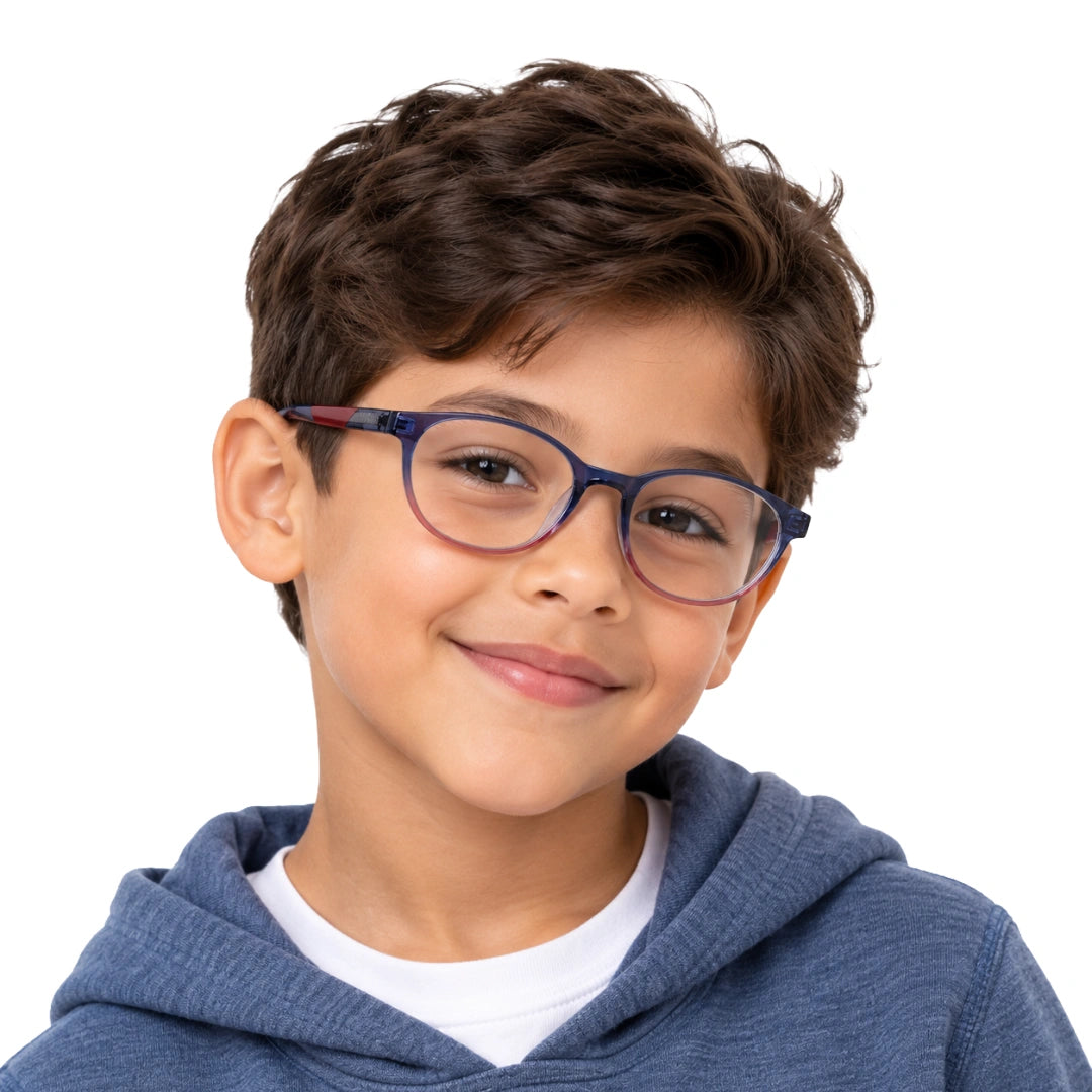 CHILDREN 9407 | Modern Oval Prescription Frame for Kids-7