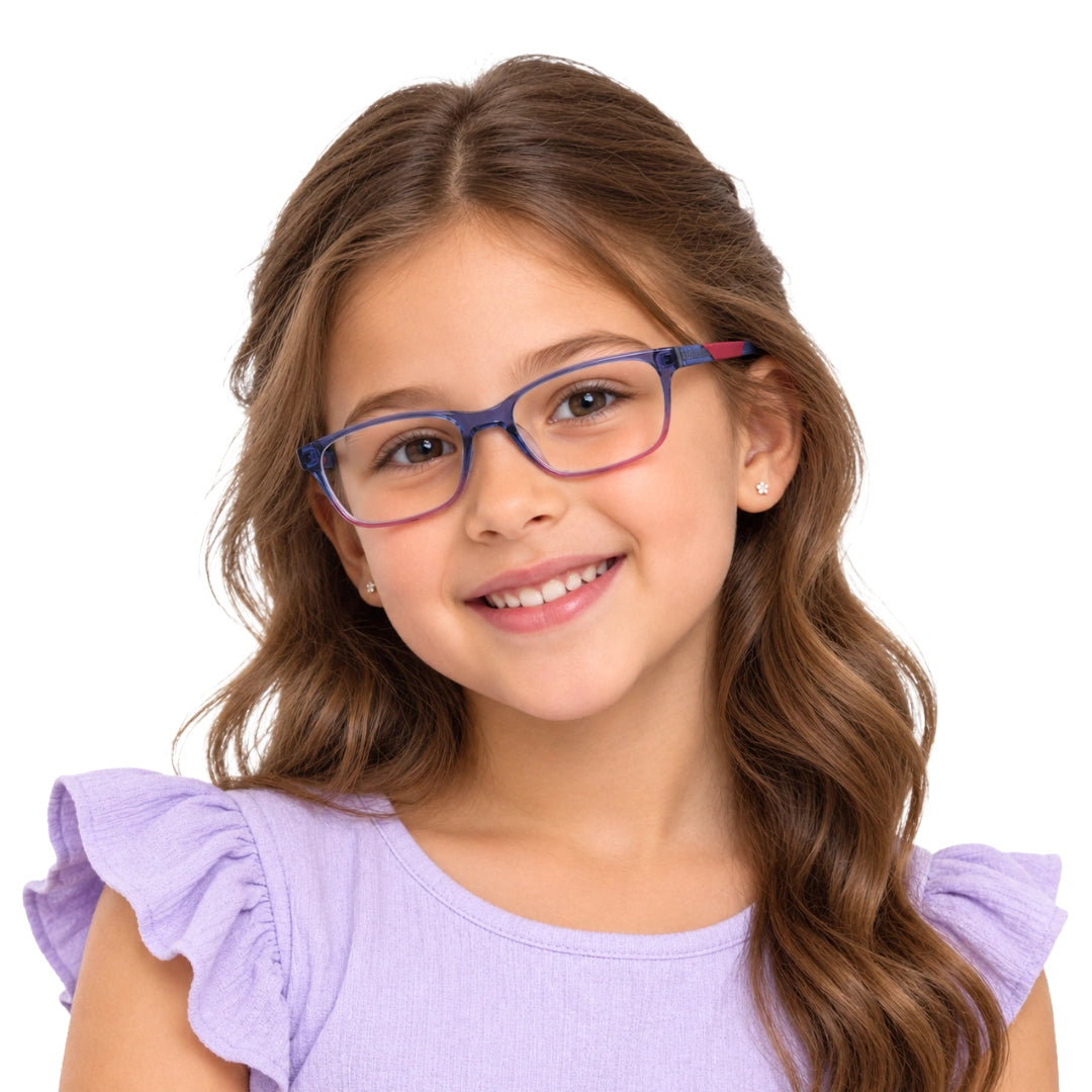 CHILDREN 9408 | Lightweight Rectangular Kids Eyeglasses-zoom-17
