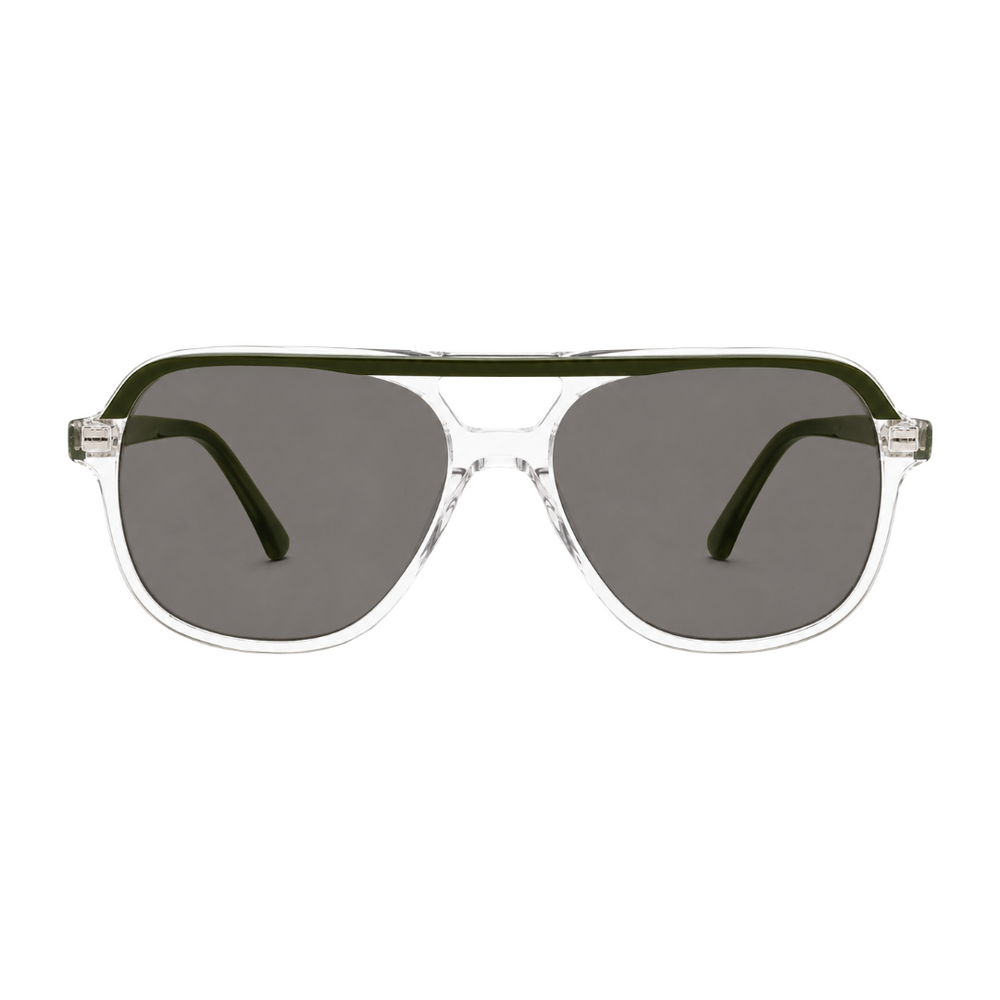 Cole Haan CH6504 Navigator Sunglasses – Olive / Grey Lens