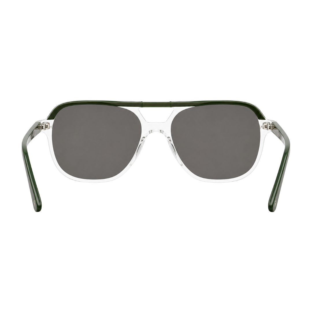 Cole Haan CH6504 Navigator Sunglasses – Olive / Grey Lens-4