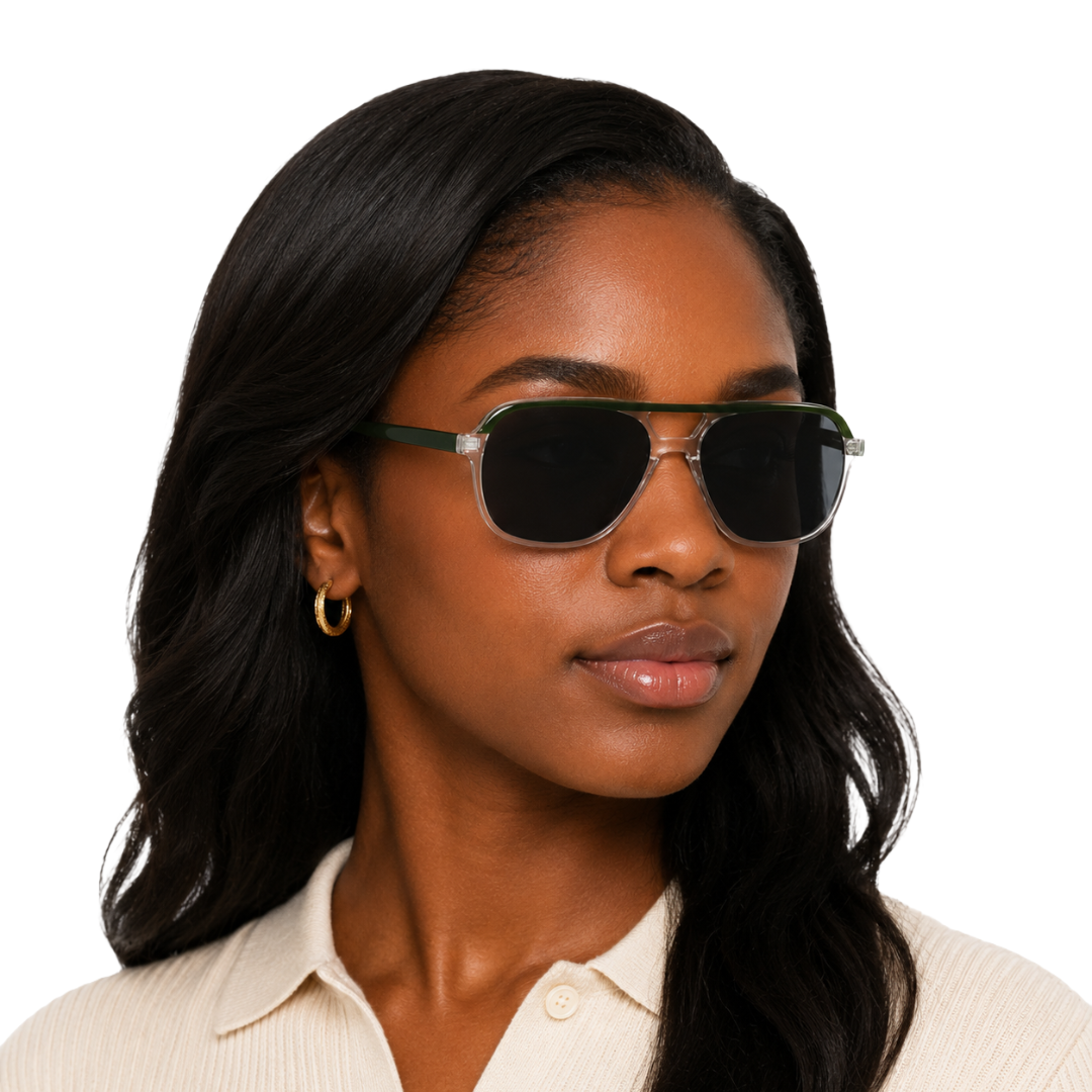 Cole Haan CH6504 Navigator Sunglasses – Olive / Grey Lens-8
