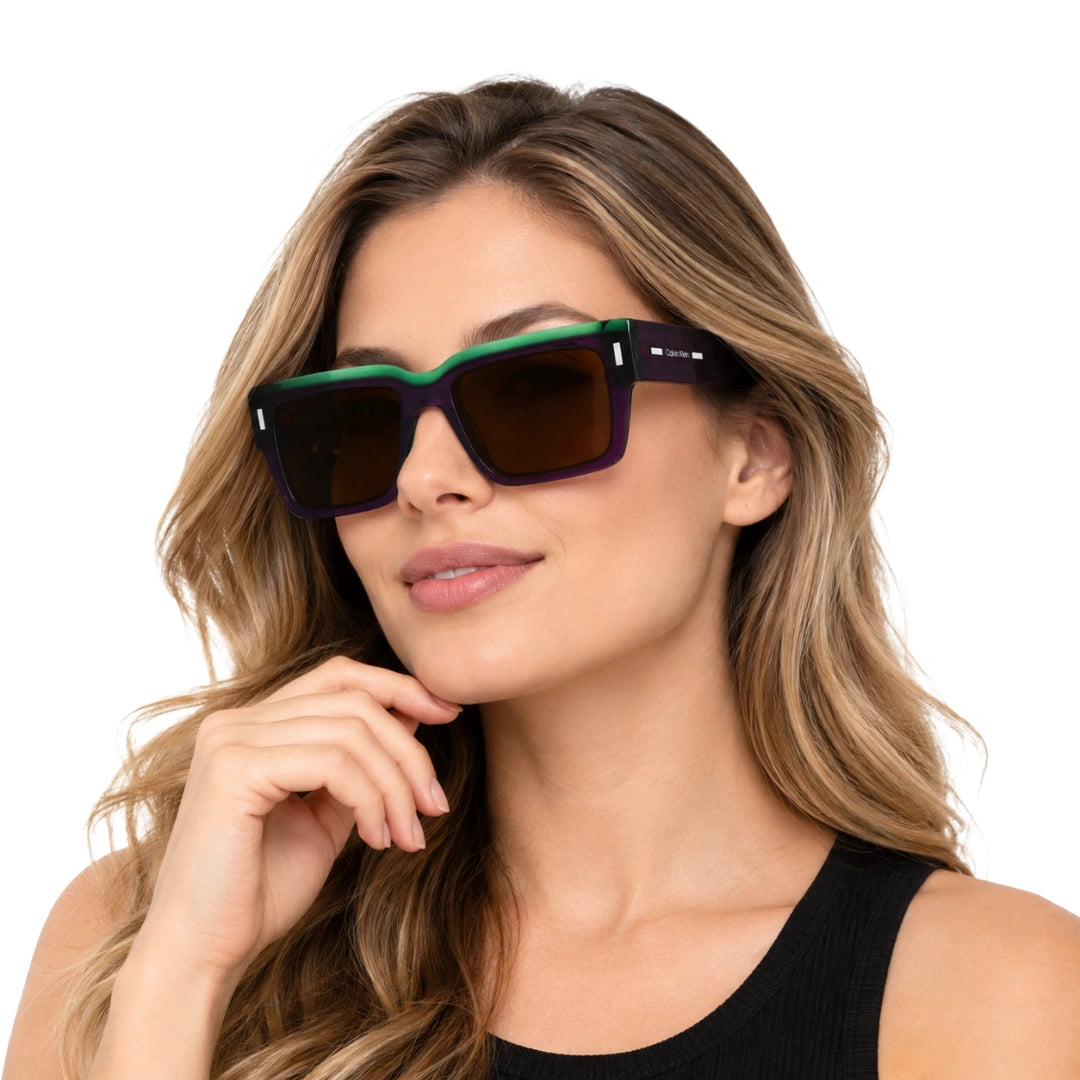 Calvin Klein CK23538S | Everyday Rectangular Designer Sunglasses-7
